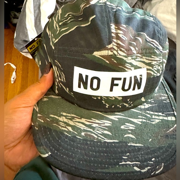 No Fun tiger camo cap - Picture 1 of 4
